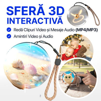 Video Memory Sphere – Glob multimedia interactiv pentru amintiri.