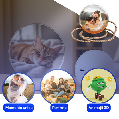 Video Memory Sphere – Glob multimedia interactiv pentru amintiri.