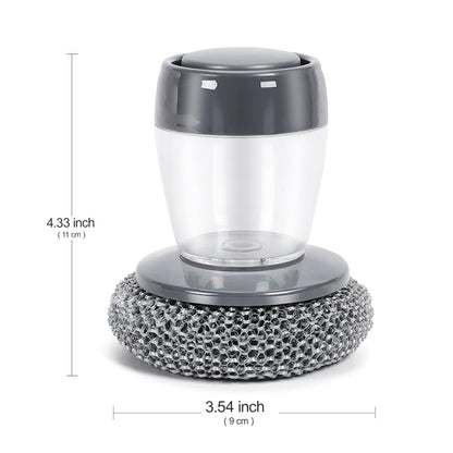 🧽 Burete de Sârmă Multifuncțional cu Dispenser - 1+1 Cadou